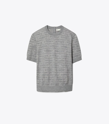 Embellished Logo T-Shirt: Women's Designer Tops | Tory Burch