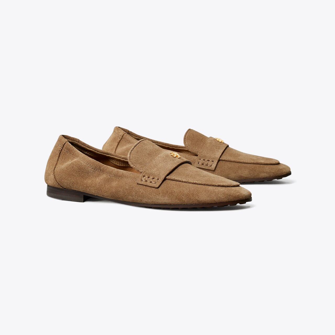 Suede Ballet Loafer: Women's Designer Flats