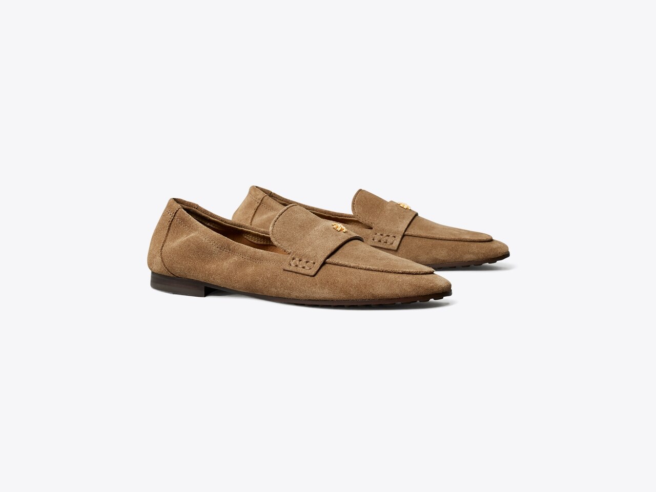 Suede Ballet Loafer: Women's Designer Flats