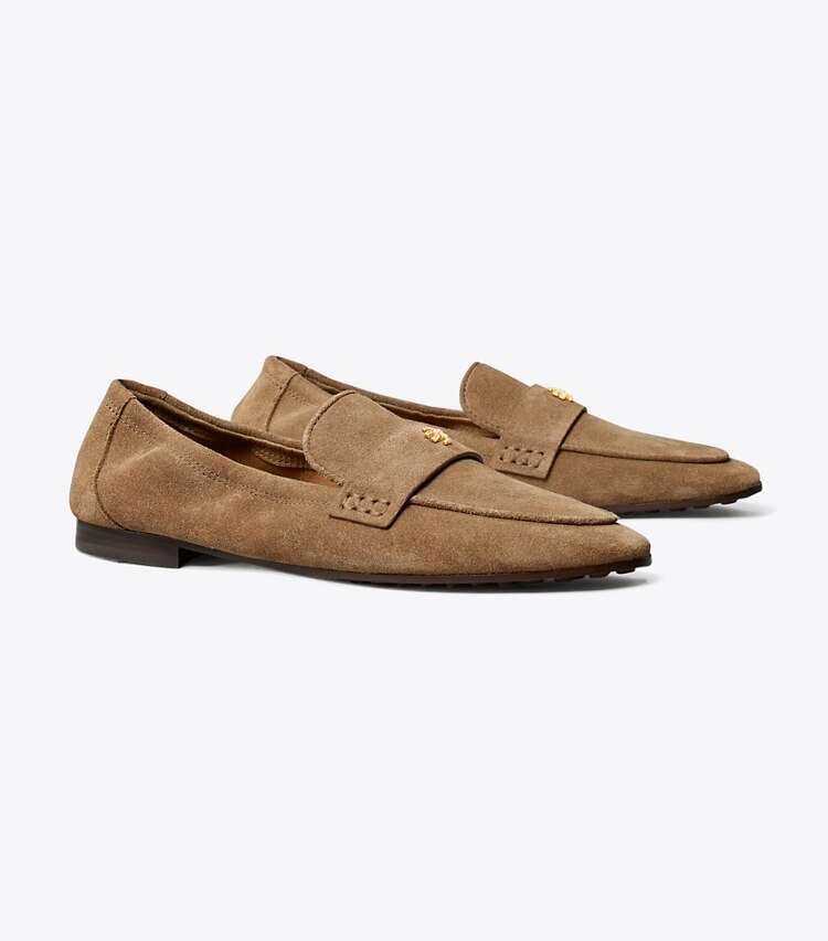 Suede Ballet Loafer: Women's Designer Flats