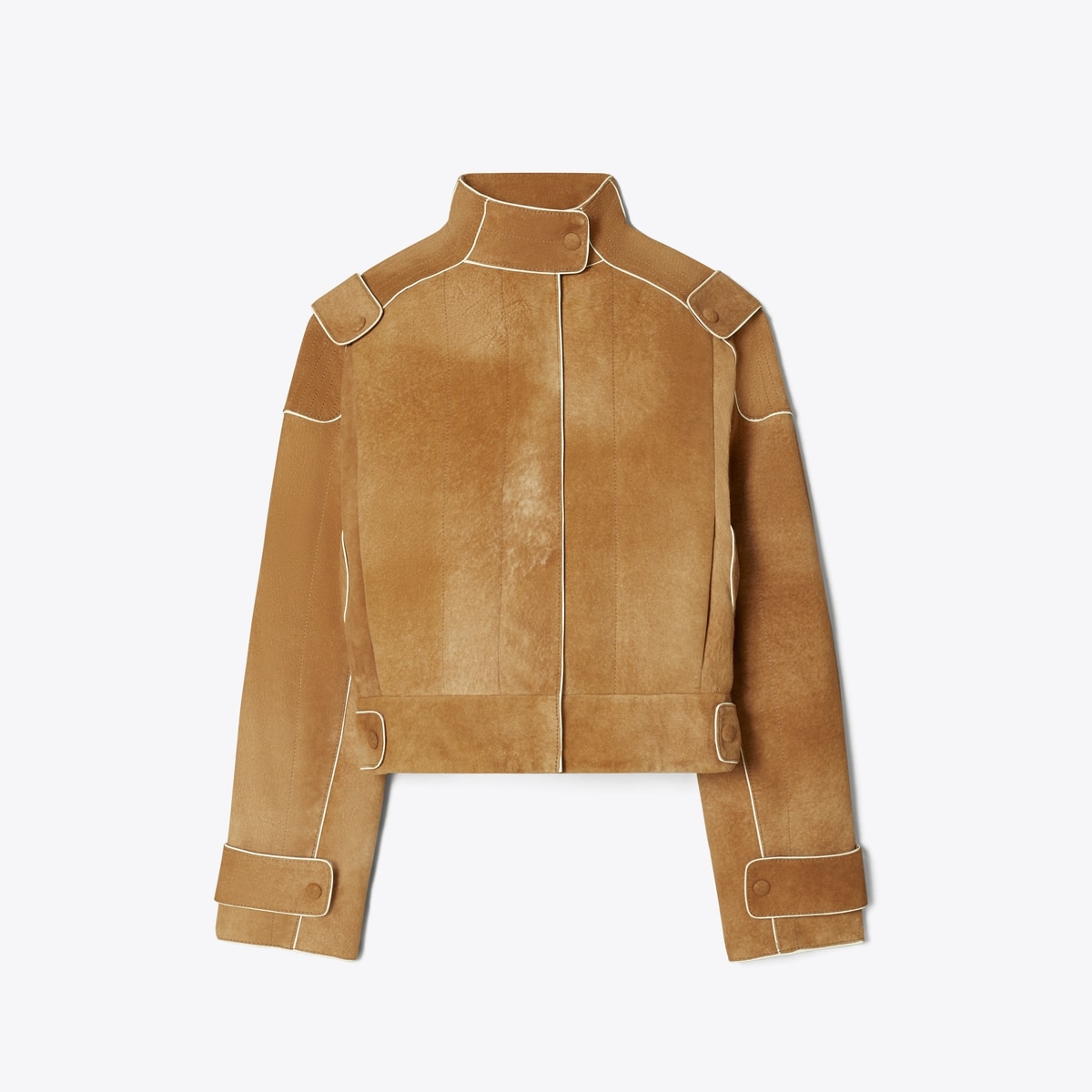 【Anyone more】[Plan] Birch Suede Collar Blouson Jacket RRP €180 8 Blouson Jacket Size 52 XL Beige Lightweight