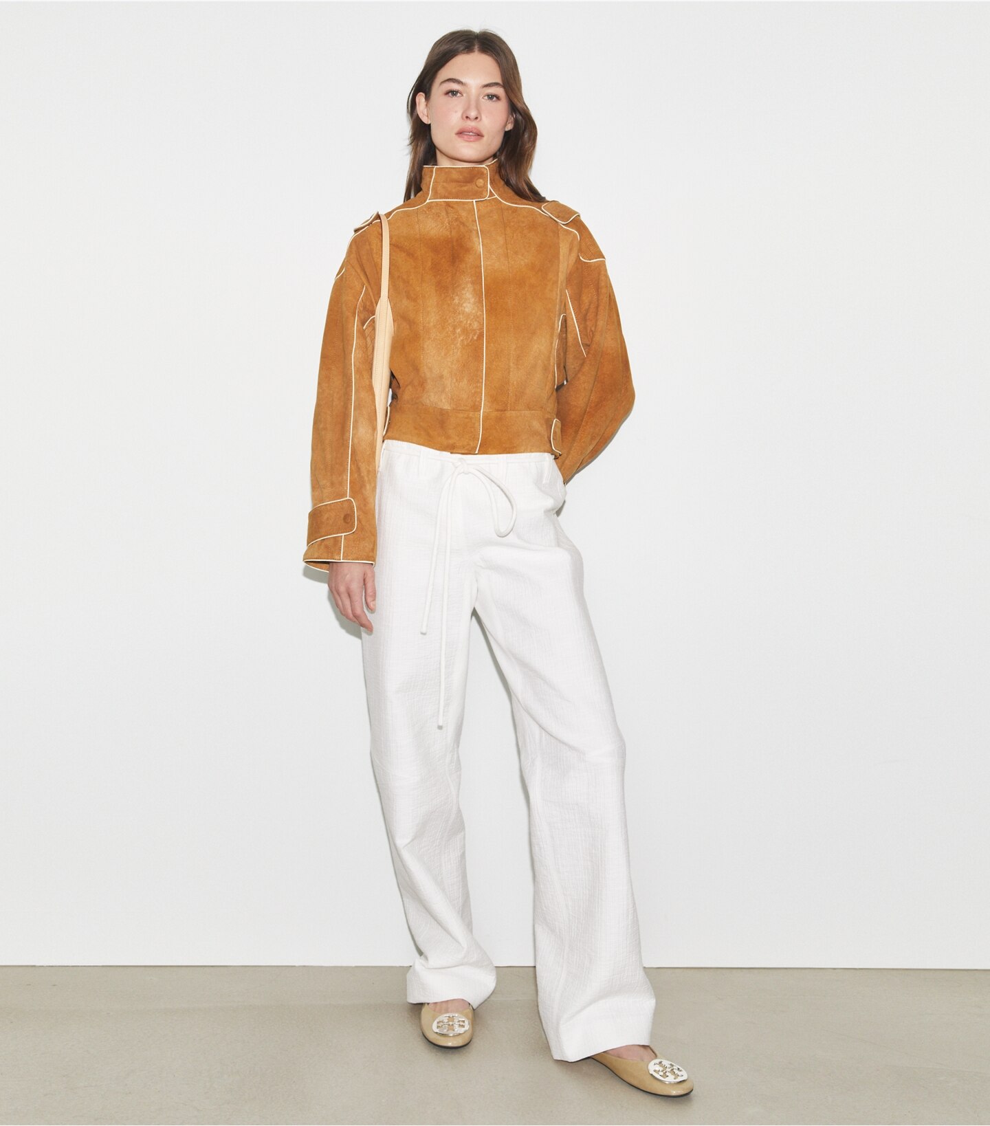 Suede Bomber Jacket