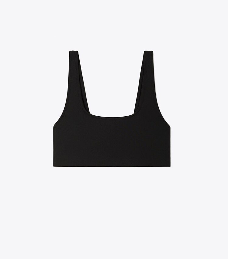 Tory Sport diseñador sujetadores deportivos Sujetador de compresión Sculpt en Sport Black frente
