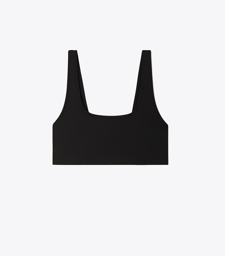 Tory Sport diseñador sujetadores deportivos Sujetador de compresión Sculpt en Sport Black frente