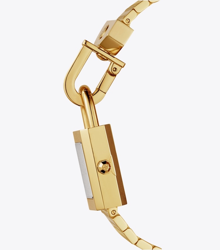 Tory Burch designer strap watches Surrey Bracelet Gold Tone in Gold side