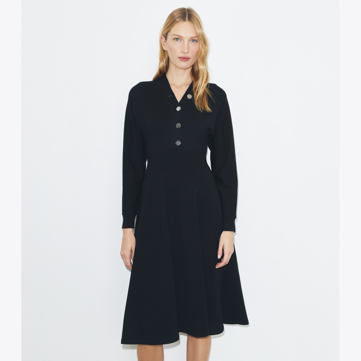 tory burch short sleeve bow sweater dress Tory Burch Short Sleeve Bow Sweater Dress evaChic
