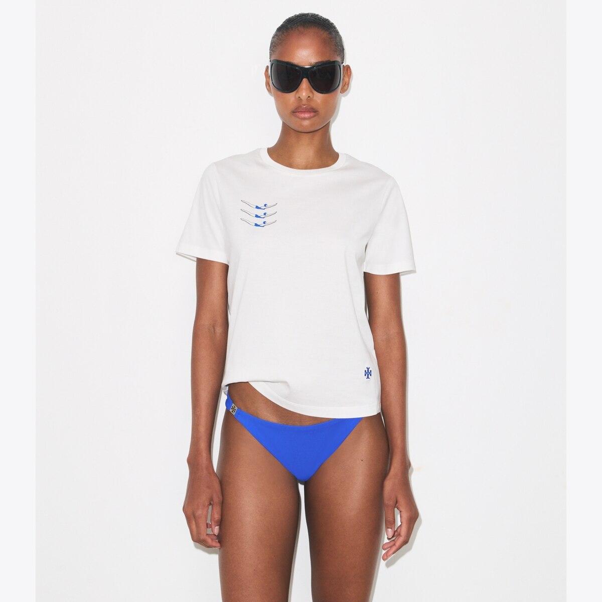 Swimmers Cotton T-Shirt: Women's Designer Tops | Tory Burch