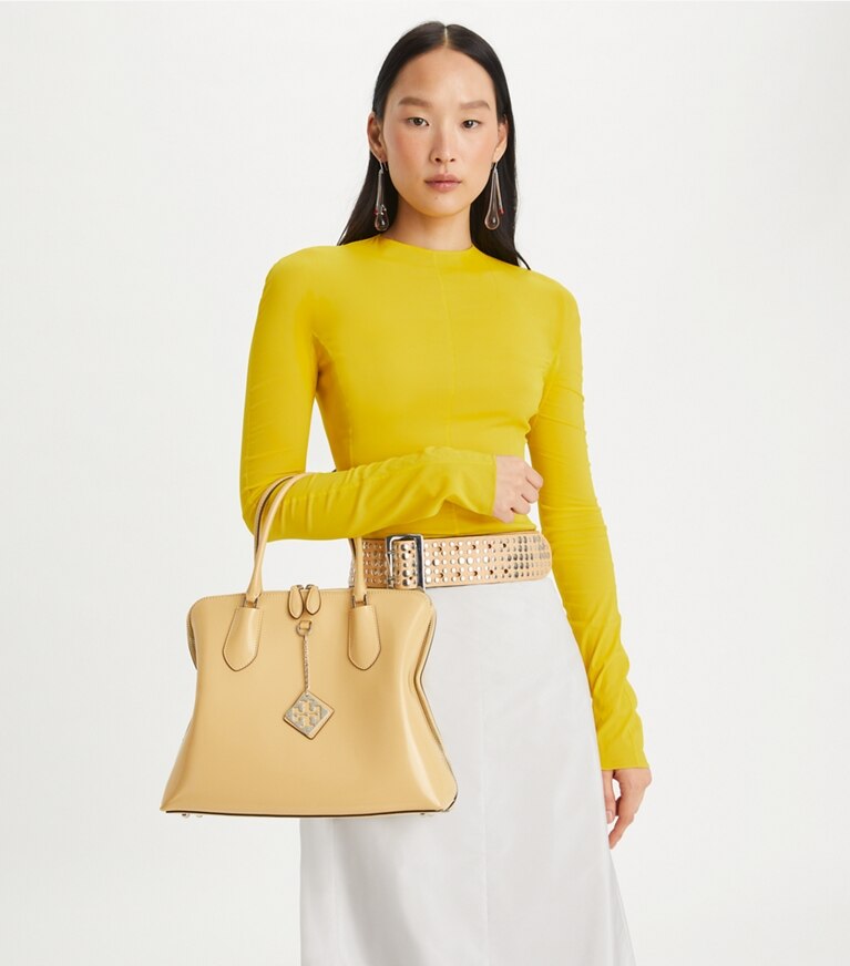 Swing Satchel: Women's Designer Satchels | Tory Burch