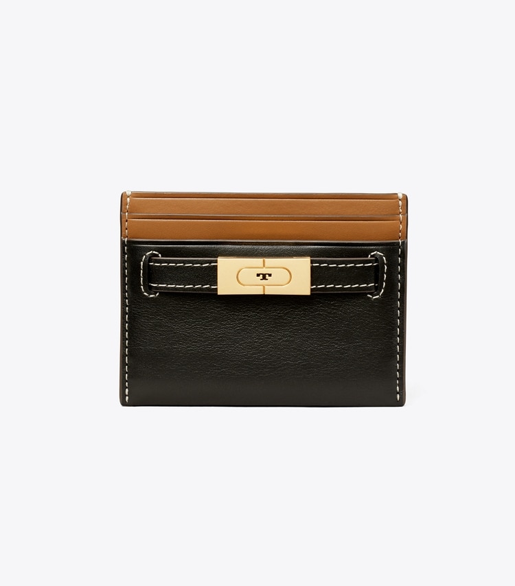 Tory Burch designer card cases T Card Case in Black front