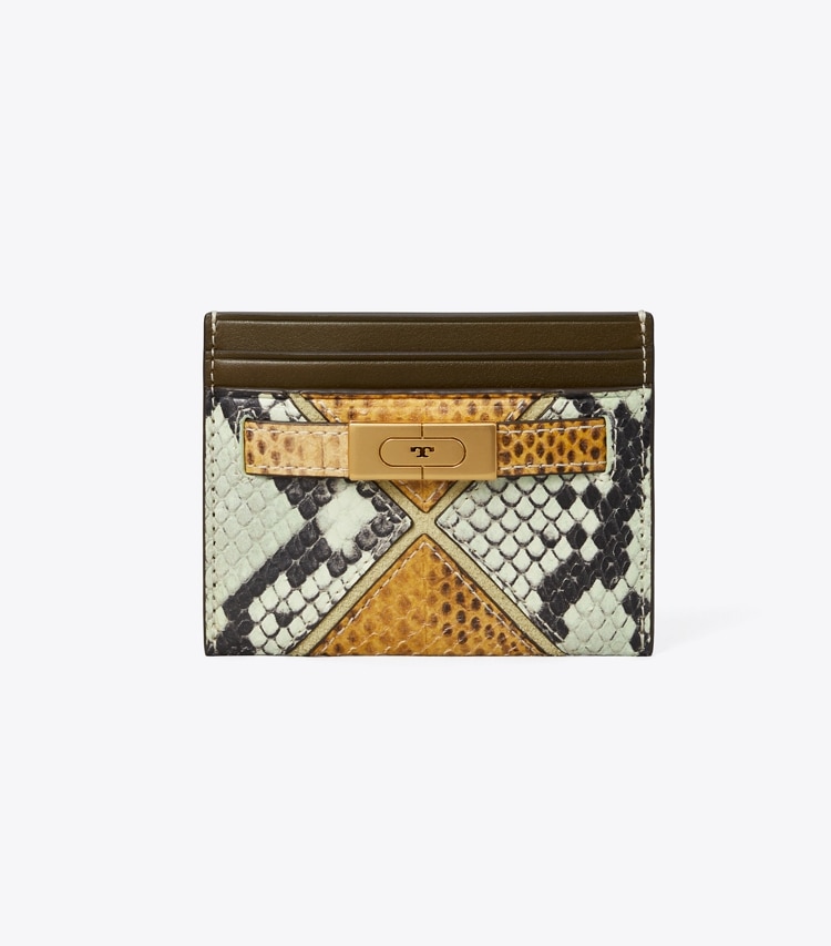Tory Burch designer card cases T Diamond Card Case in Multi front