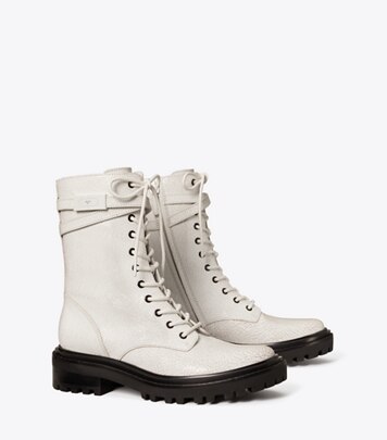 tory burch t hardware combat boot