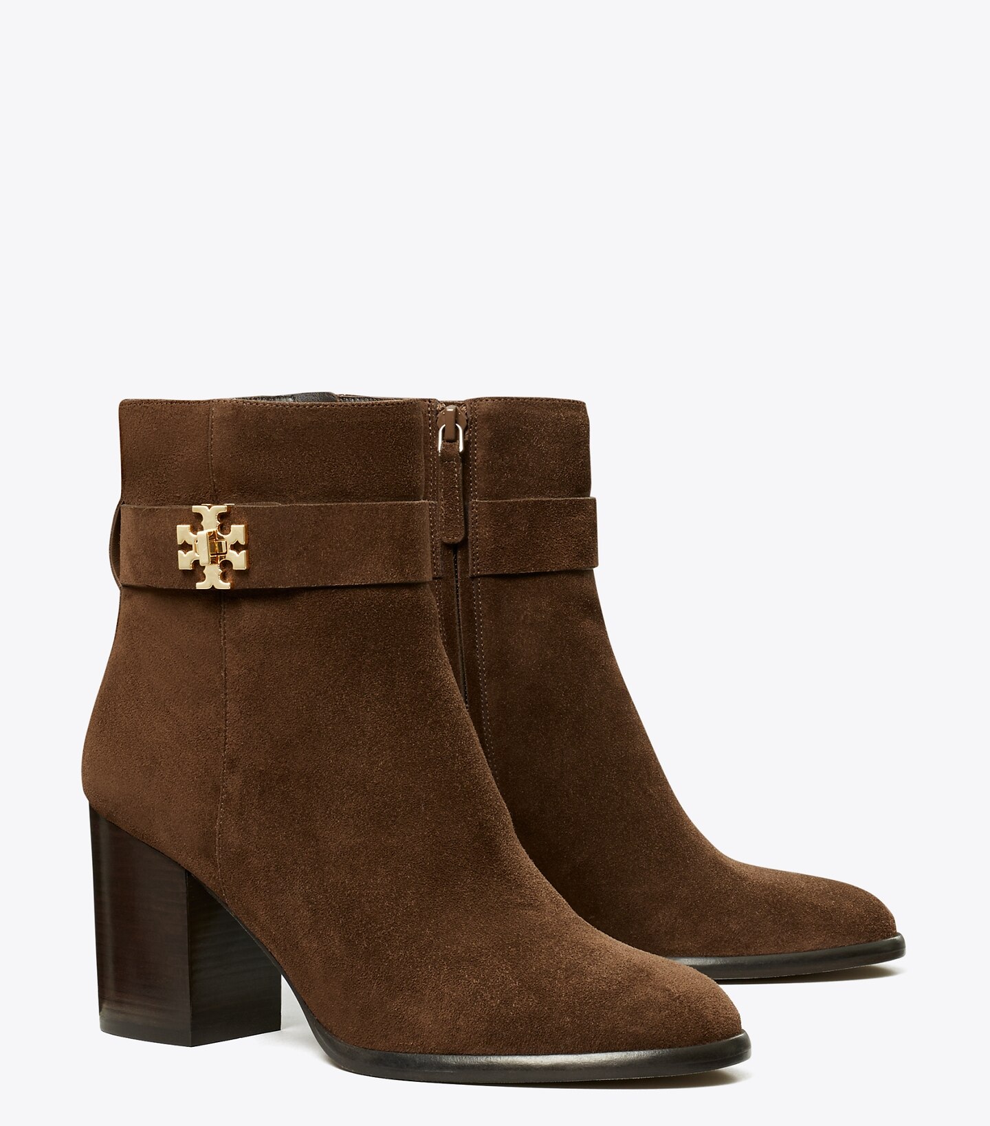 T Lock Heeled Ankle Boot