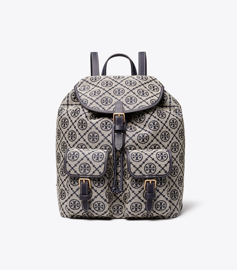 Tory Burch designer バックパック Tモノグラム バックパック in Tory Navy front