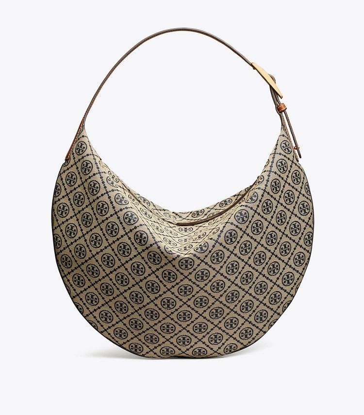 Tory Burch designer ホーボーバッグ Tモノグラム バルーンバッグ in Tory Navy 戻る