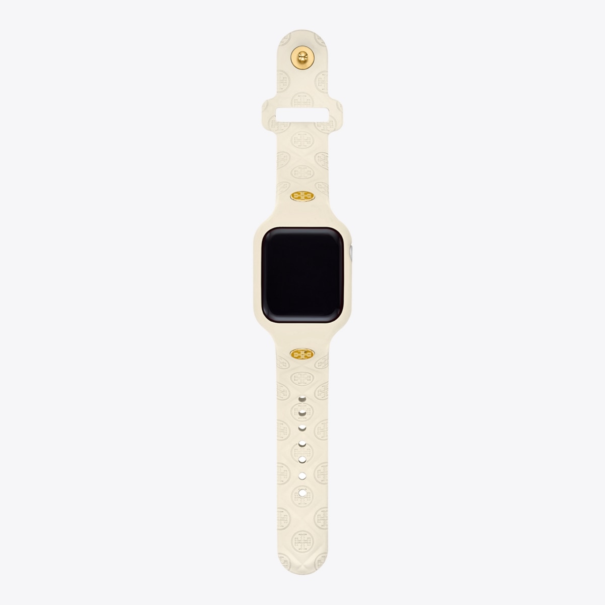 T Monogram Band For Apple Watch®, Silicone: Women's Designer Watches 