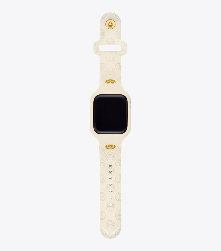 T Monogram Band for Apple Watch®, Silicone: Women's Designer 