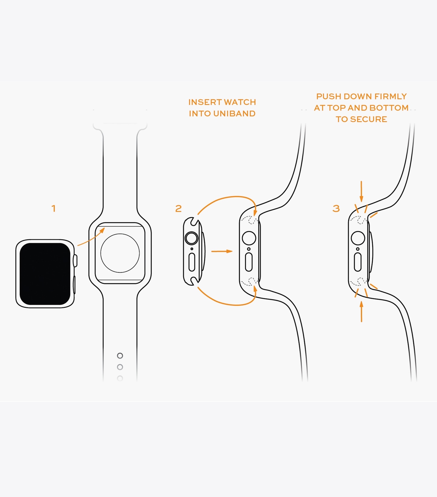 T Monogram Band for Apple Watch