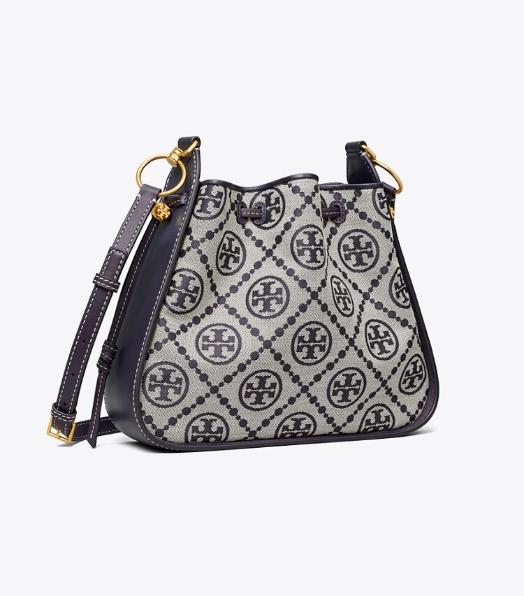 The T Monogram Jacquard Bell Bag around the world with