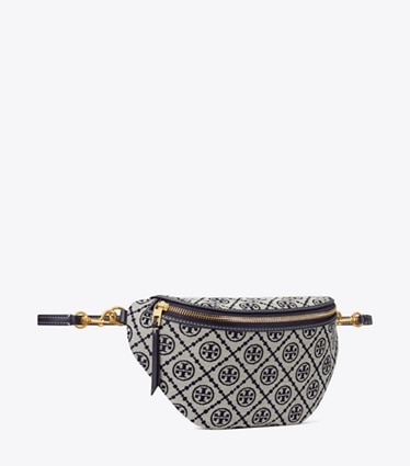 Tory Burch designer ベルトバッグ Tモノグラム ベルトバッグ in Tory Navy angle