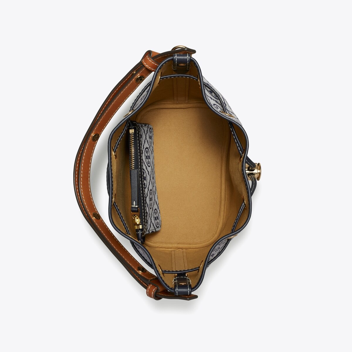 T Monogram Bucket Bag: Women's Handbags | Crossbody Bags | Tory