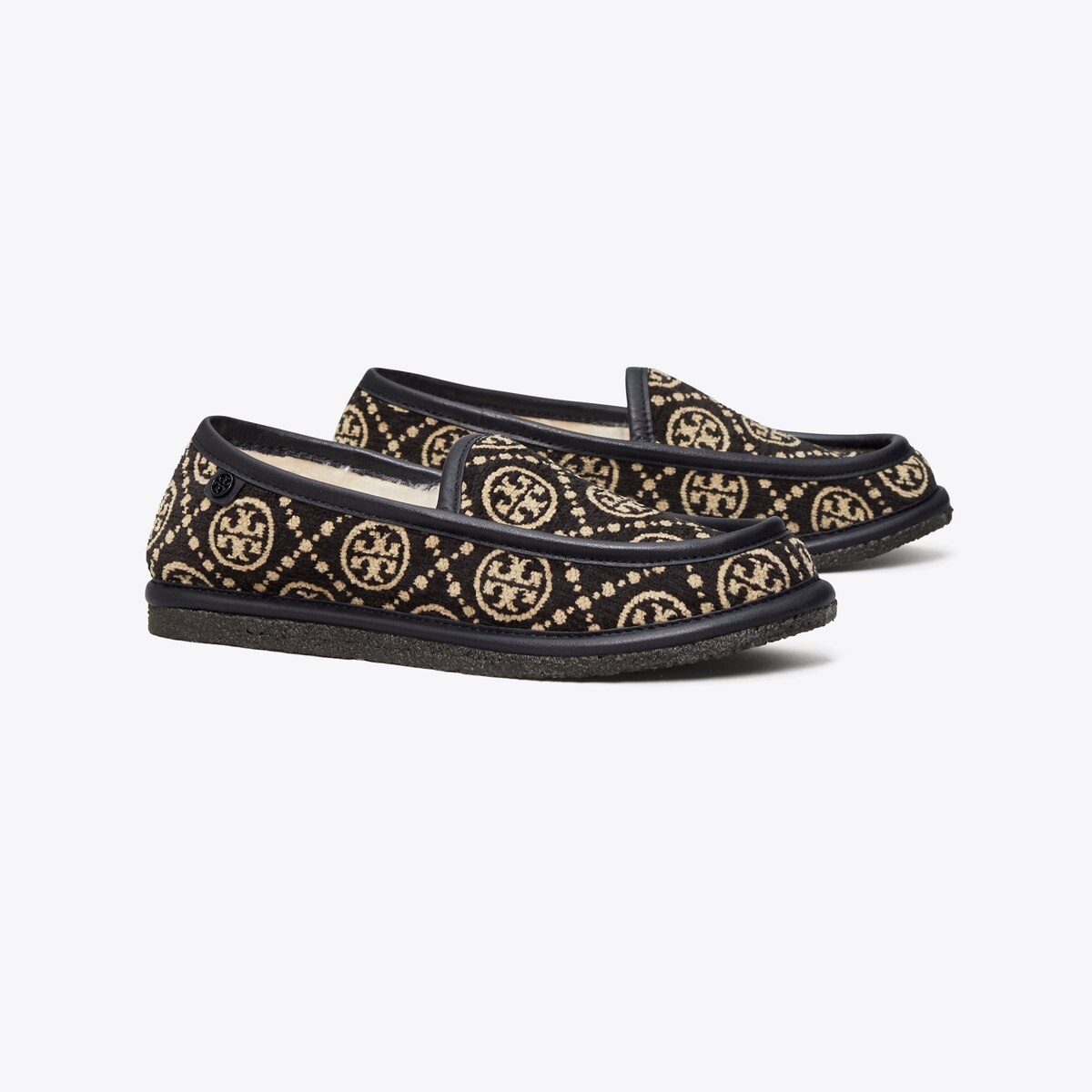 T Monogram Buddy Shearling Loafer: Women's Designer Flats | Tory Burch