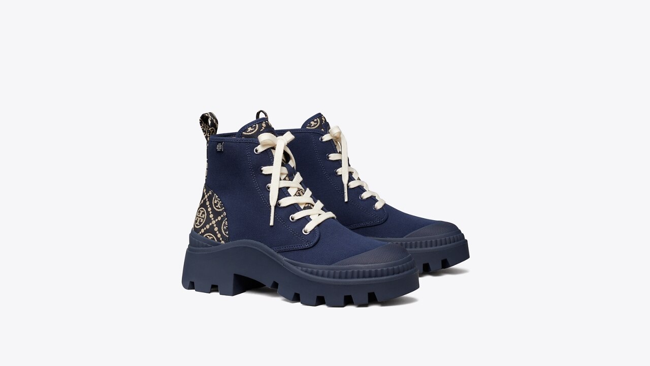 T Monogram Camp Boot: Women's Shoes, Ankle Boots