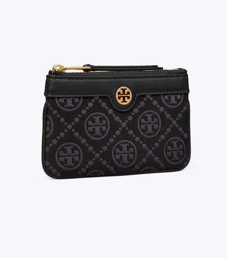 T Monogram Card Case Key Ring Women's Designer Card Cases Tory Burch