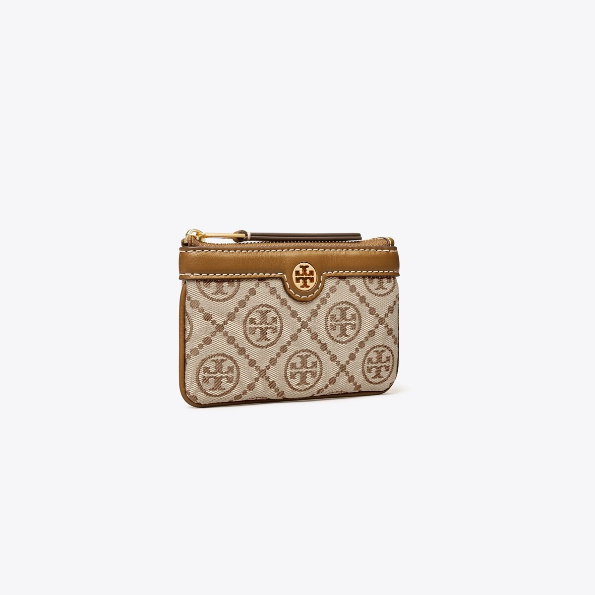 T Monogram Card Case Key Ring Women's Designer Card Cases Tory Burch