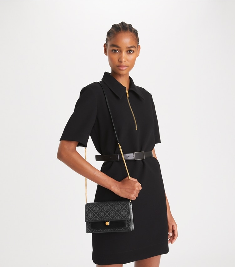 T Monogram Chain Wallet: Women's Designer Mini Bags