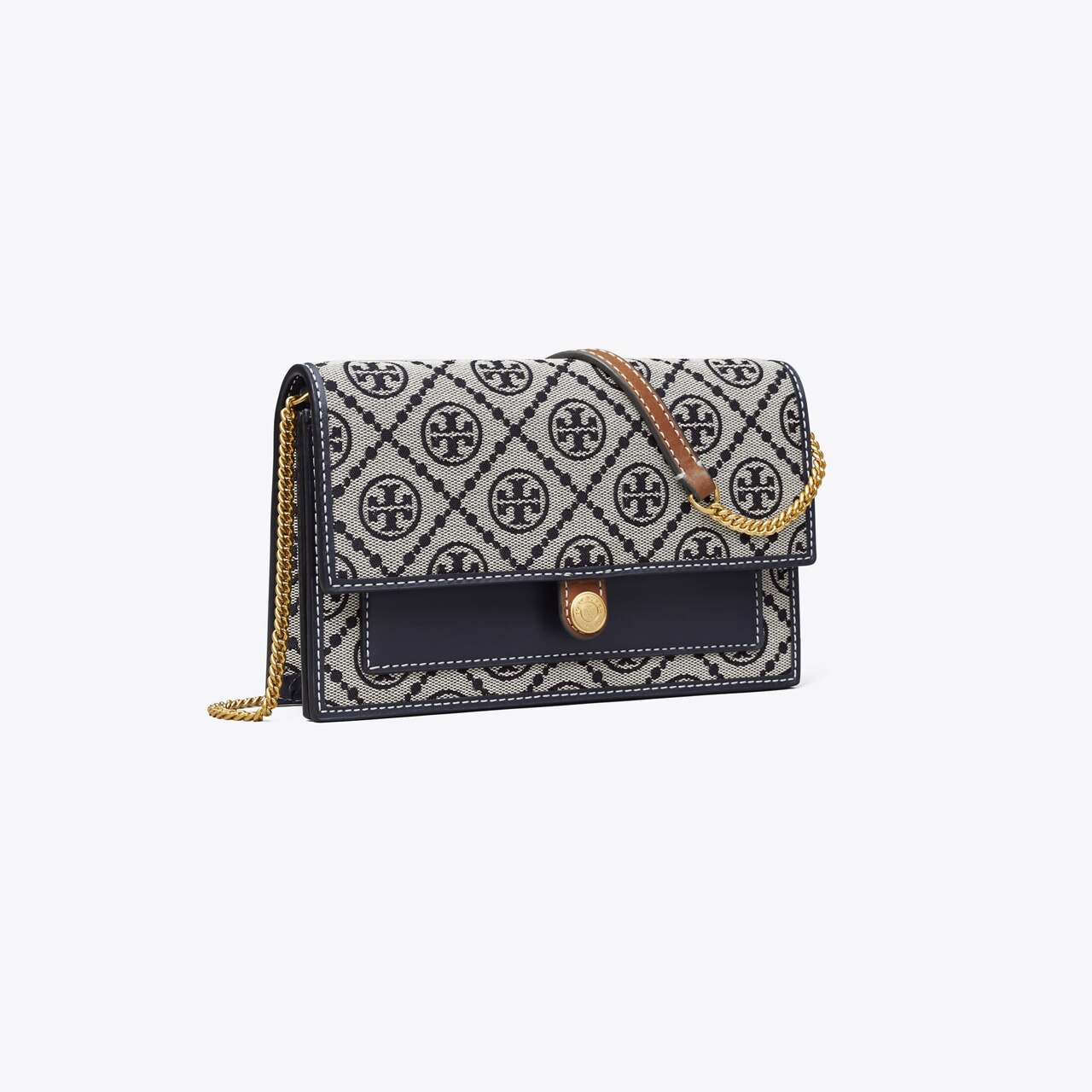 T Monogram Chain Wallet: Women's Handbags | Mini Bags | Tory Burch EU