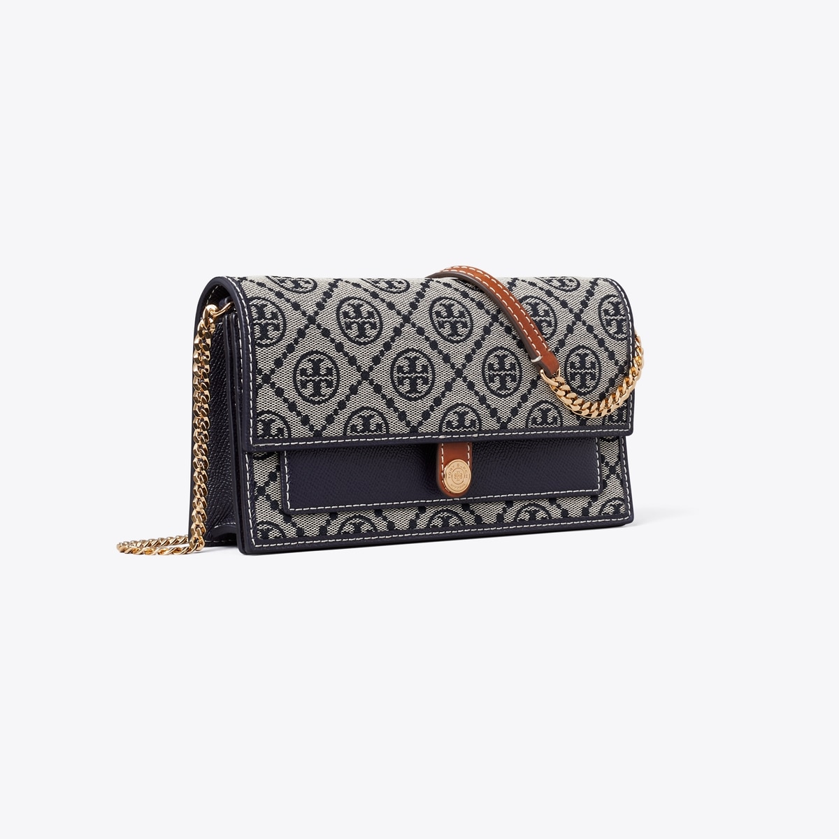 [taka385さま専用]Tory Burch チェーンショルダーウォレット Tモノグラム チェーンウォレット: レディース クロスボディバッグ
