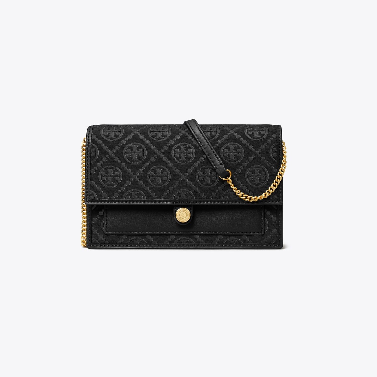 TORY BURCH★T Monogram Jacquard retailer Wallet 79381