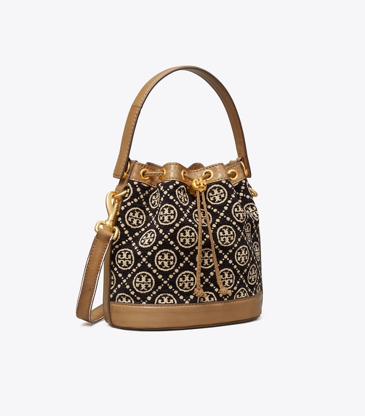 T Monogram Chenille Bucket Bag: Women's Handbags | Crossbody Bags | Tory  Burch EU