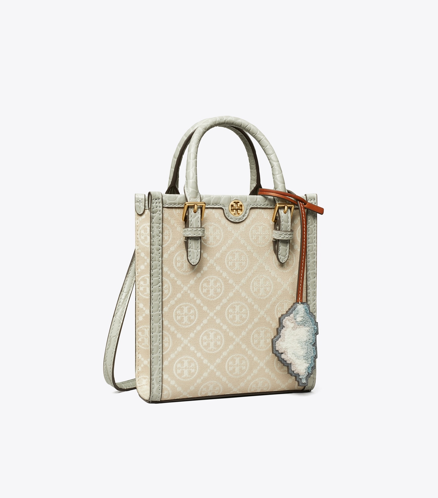 T Monogram Cloud Mini Tote