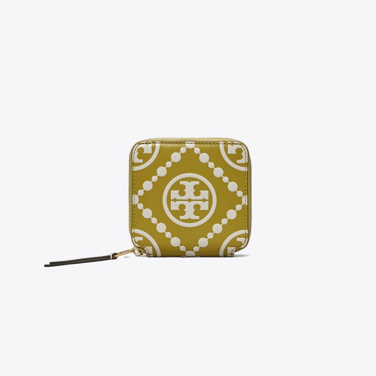 ★Tory Burch★T Monogram Contrast Embossed Bi-Fold Wallet T Monogram Contrast Embossed Bi-Fold Wallet: Women's