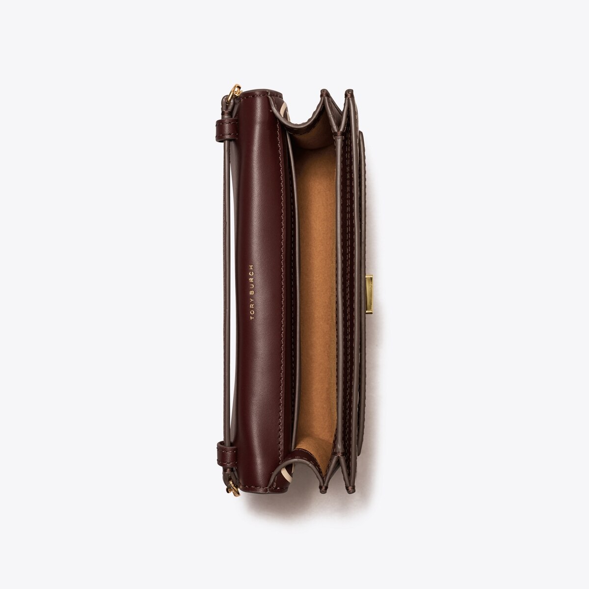 T Monogram Contrast Embossed Crossbody: Women