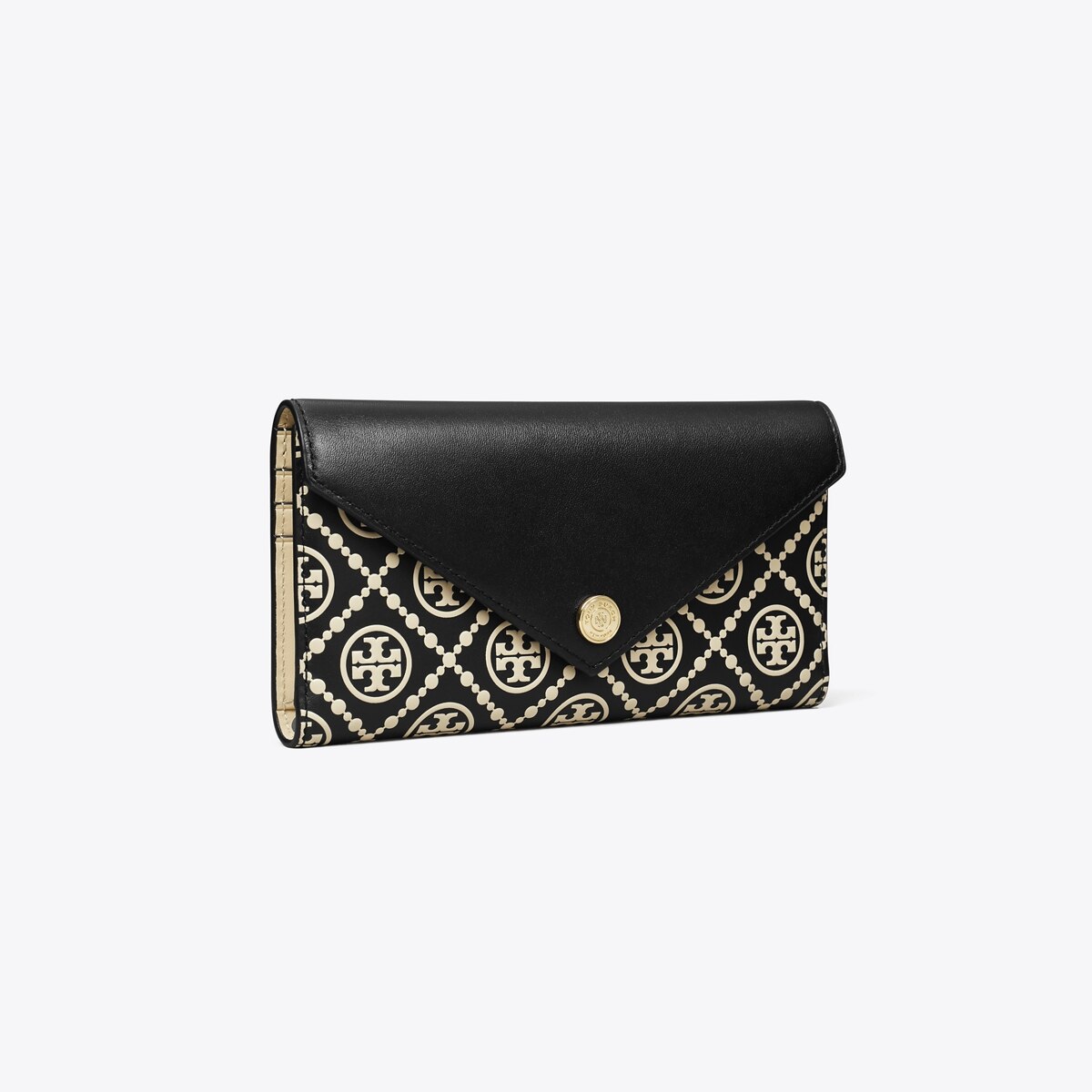 【TORY BURCH】T MONOGRAM CONTRAST EMBOSSED ENVELOPE WALLET t-monogram-contrast-embossed-