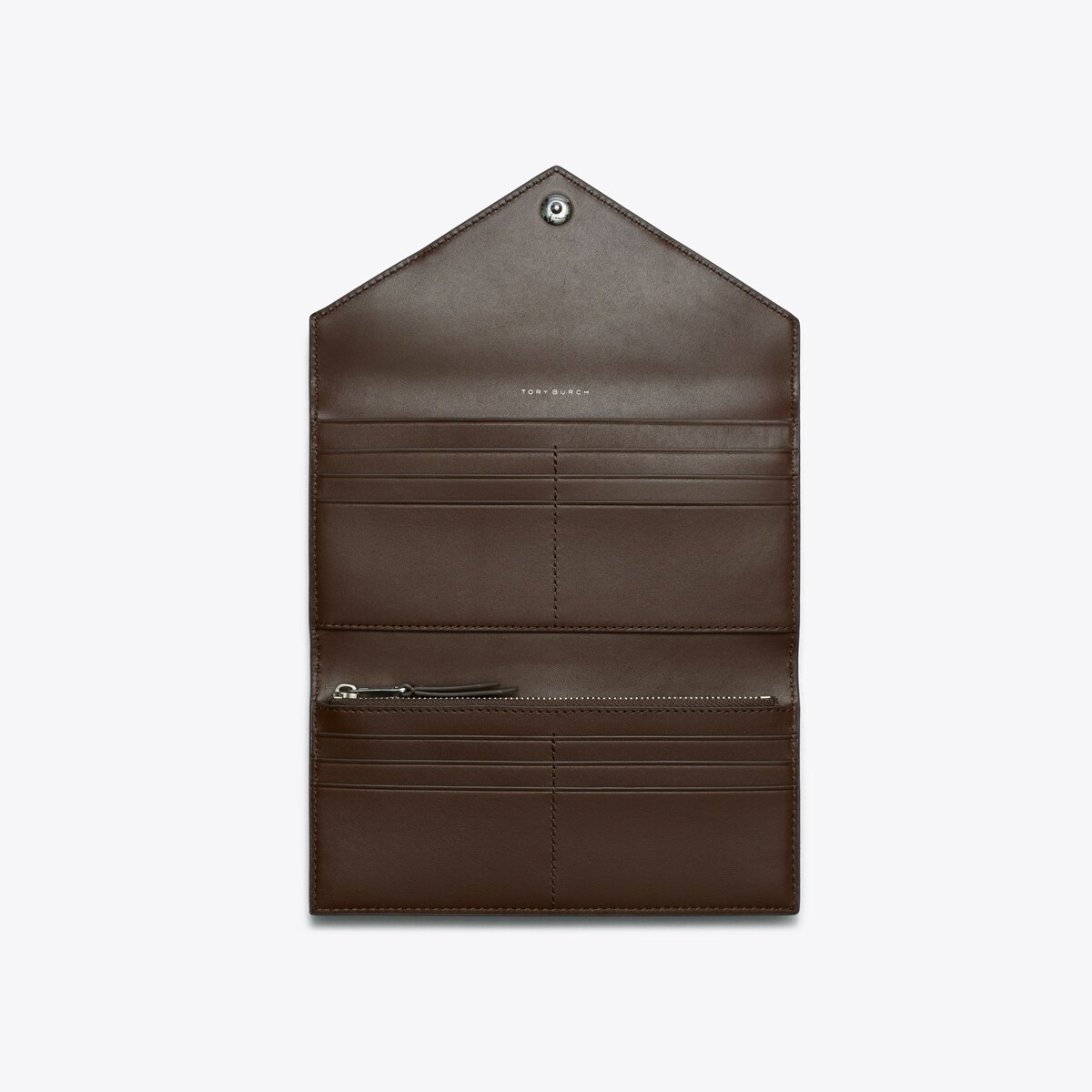 ToryBurch ★ T Monogram Contrast Embossed Envelope Wallet T Monogram Contrast Embossed Envelope Wallet: Women's