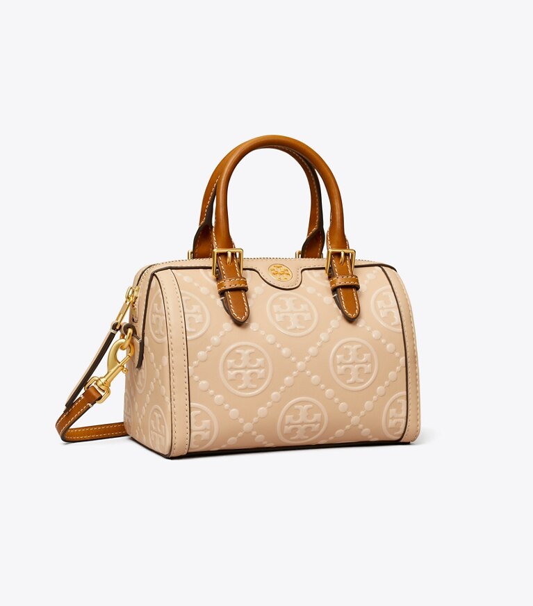 最新作SALEトリーバーチ TORYBURCH Tモノグラム バレルバッグ 新品 ショルダーバッグ