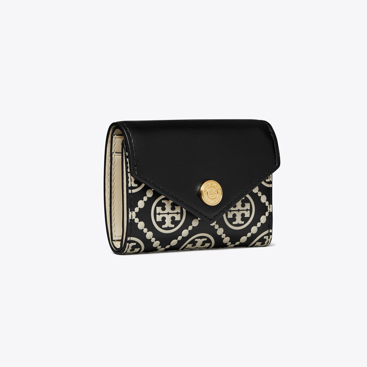 【Tory Burch】T Monogram Small Envelope Wallet ◆国内発送◆ T Monogram Contrast Embossed Envelope Crossbody: Women's