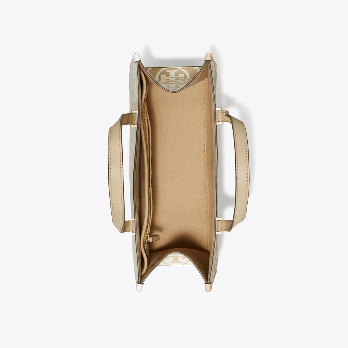 Tory Burch Tモノグラム コントラスト エンボス ミニトート 可愛いだけ 