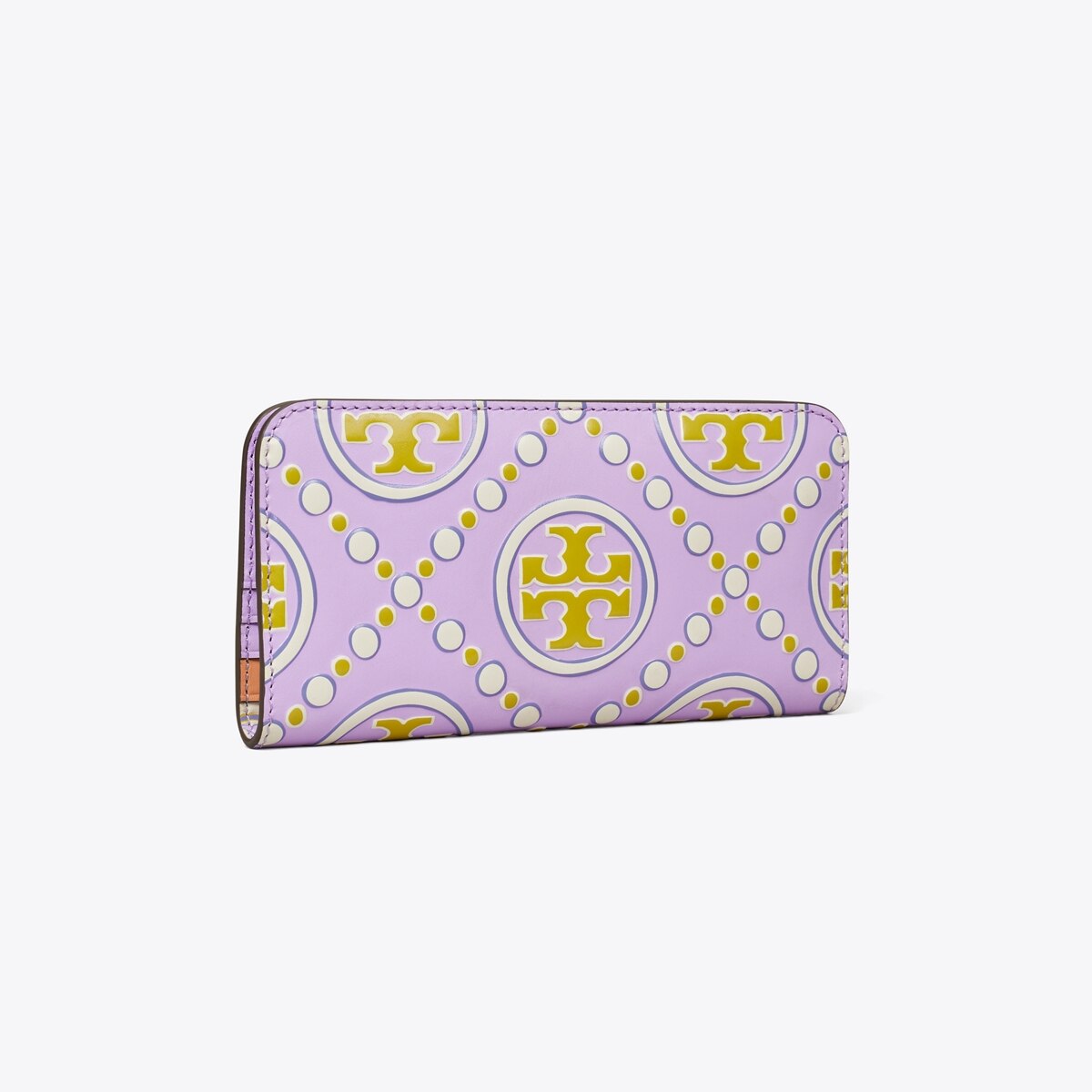 T Monogram Contrast Embossed Zip Slim Wallet: Women's Wallets & Card Cases  | Wallets | Tory Burch EU