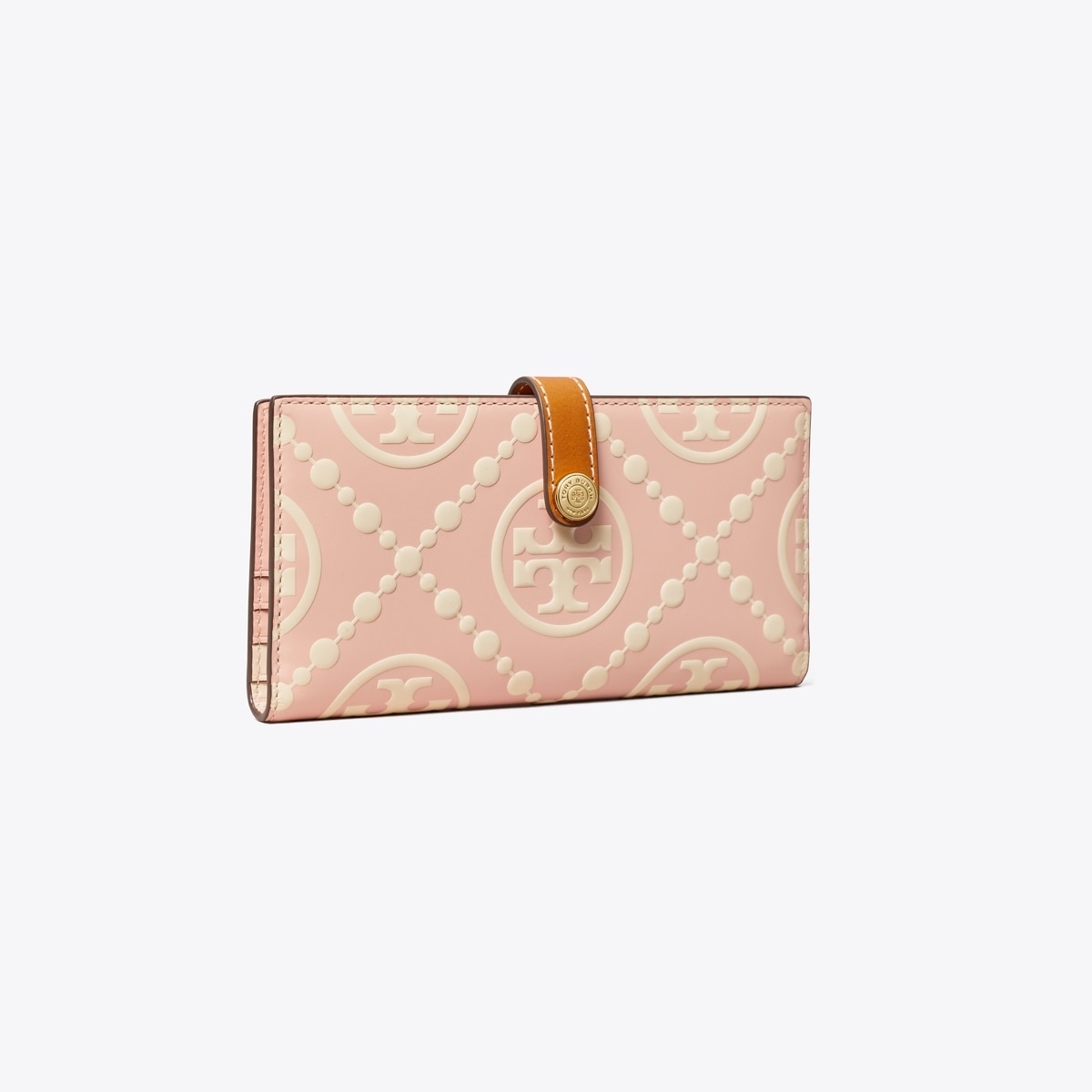 Tモノグラム コントラスト エンボス ジップ スリム ウォレット: ウィメンズ | Tory Burch JP