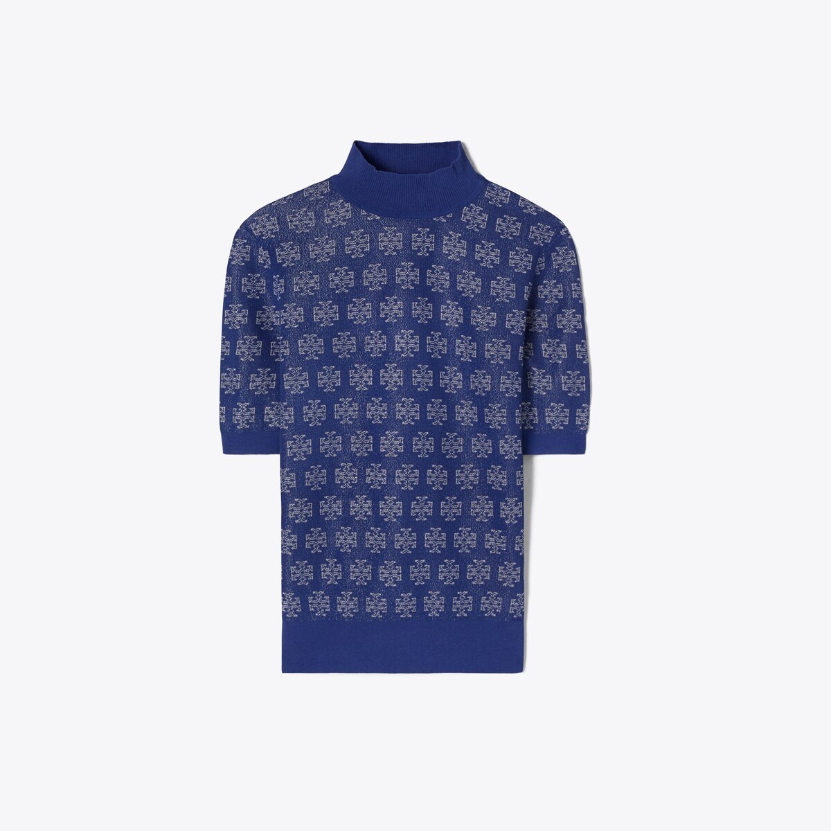 トリーバーチ 半袖ニット Tモノグラム コットン プルオーバー: レディース セーター | Tory Burch JP