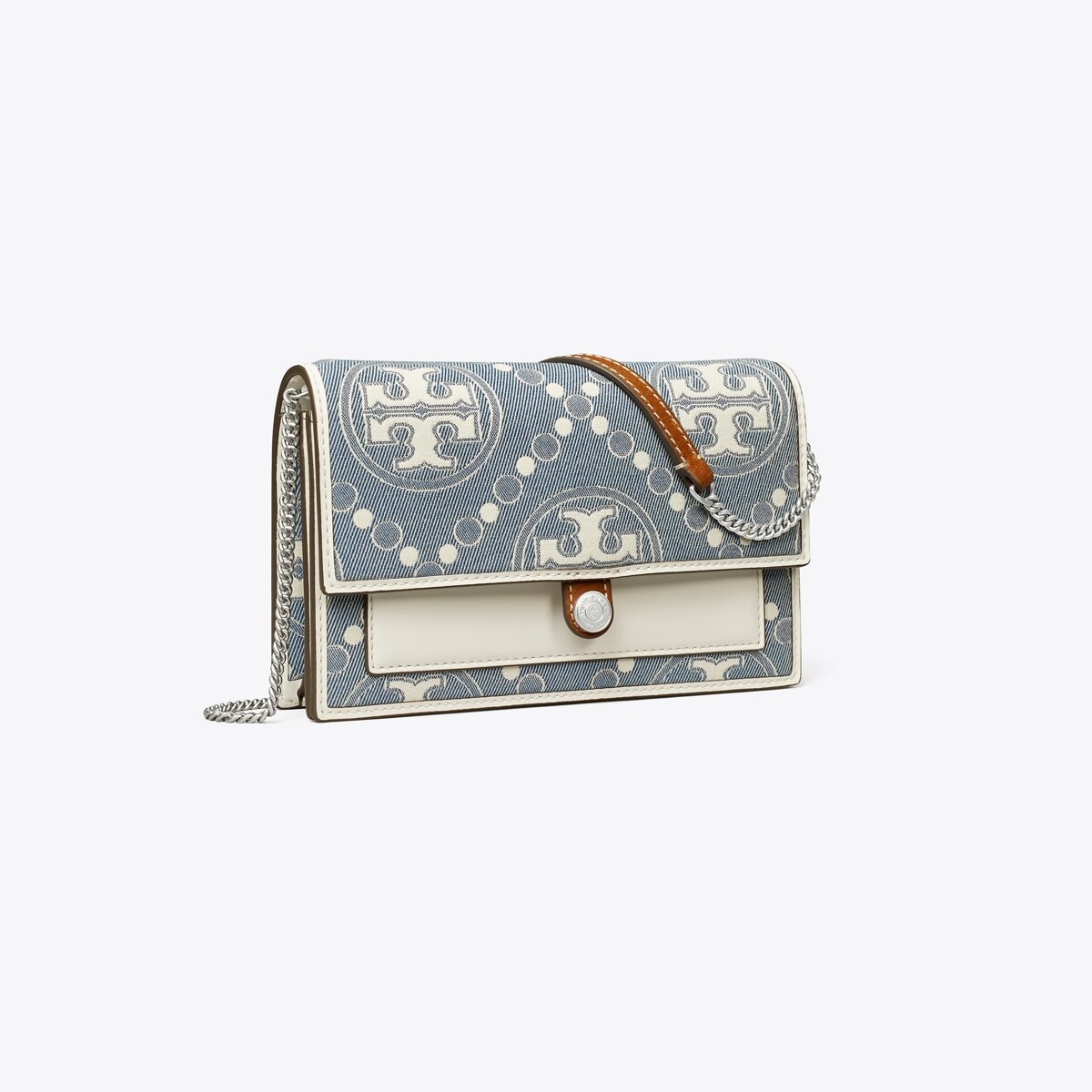 新品】トリーバーチ TORY BURCH Tモノグラム チェーンウォレット-