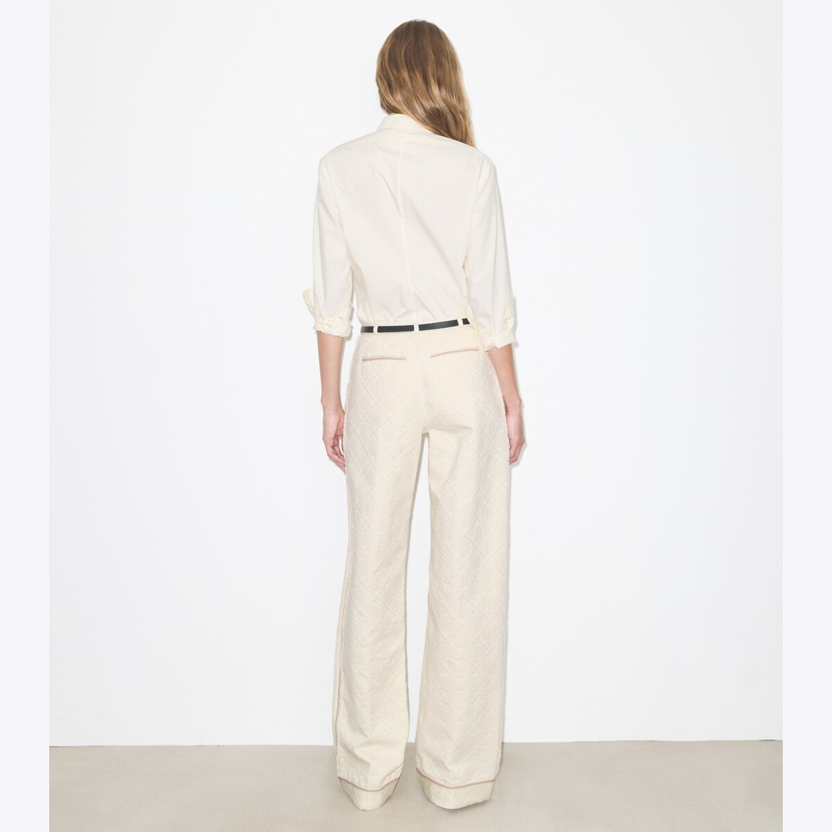 T MONOGRAM DENIM PANT - thumbnail 3