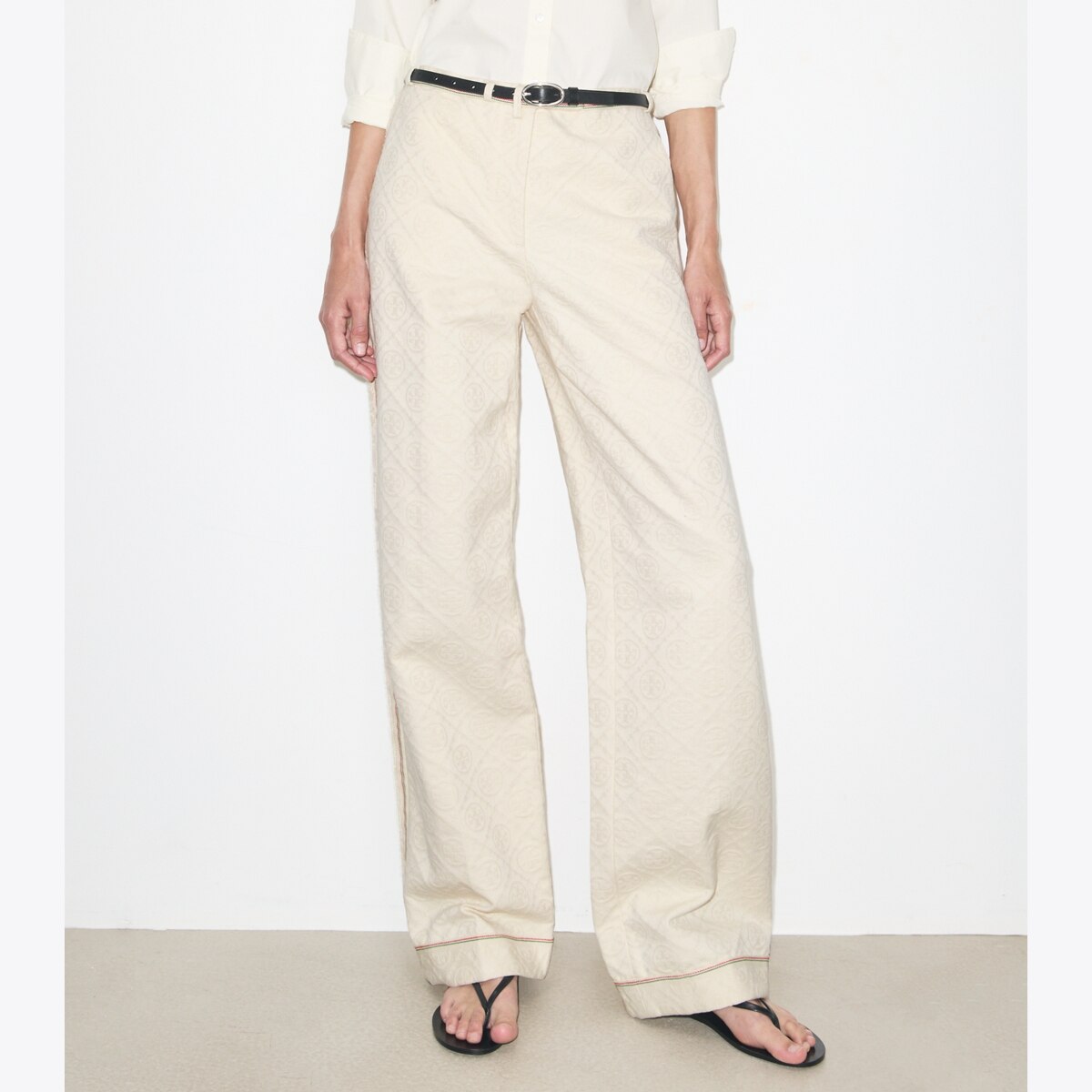 T MONOGRAM DENIM PANT - thumbnail 5