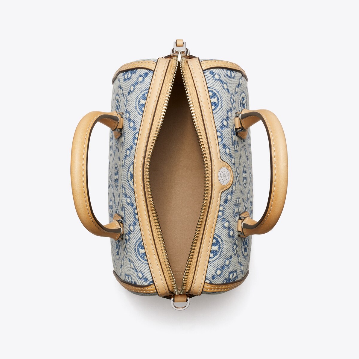 Tory Burch モノグラムデニムスカート サイズ6 t-monogram-denim-petite-barrel