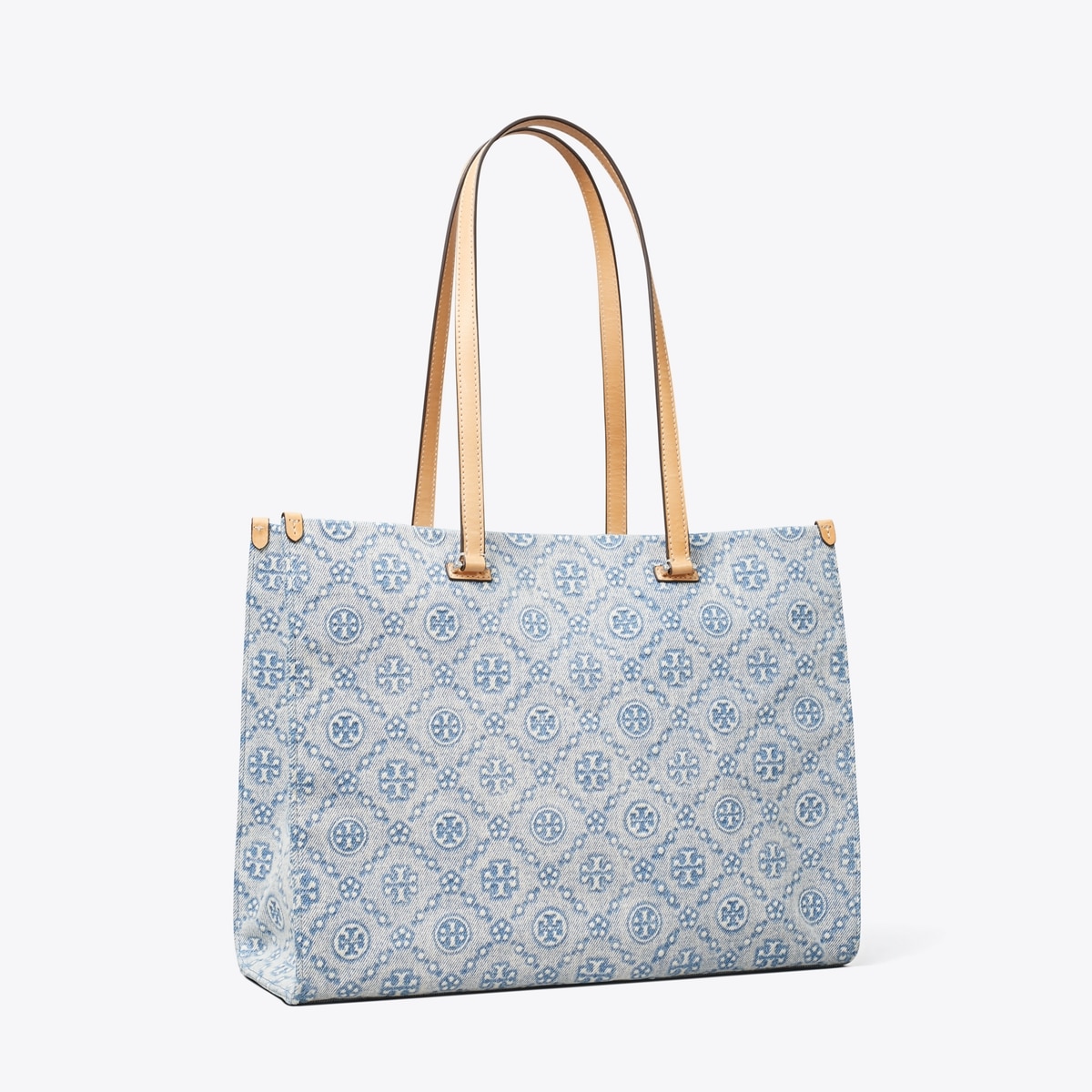 T Monogram Denim Tote: Women's Handbags | Tote Bags | Tory Burch EU