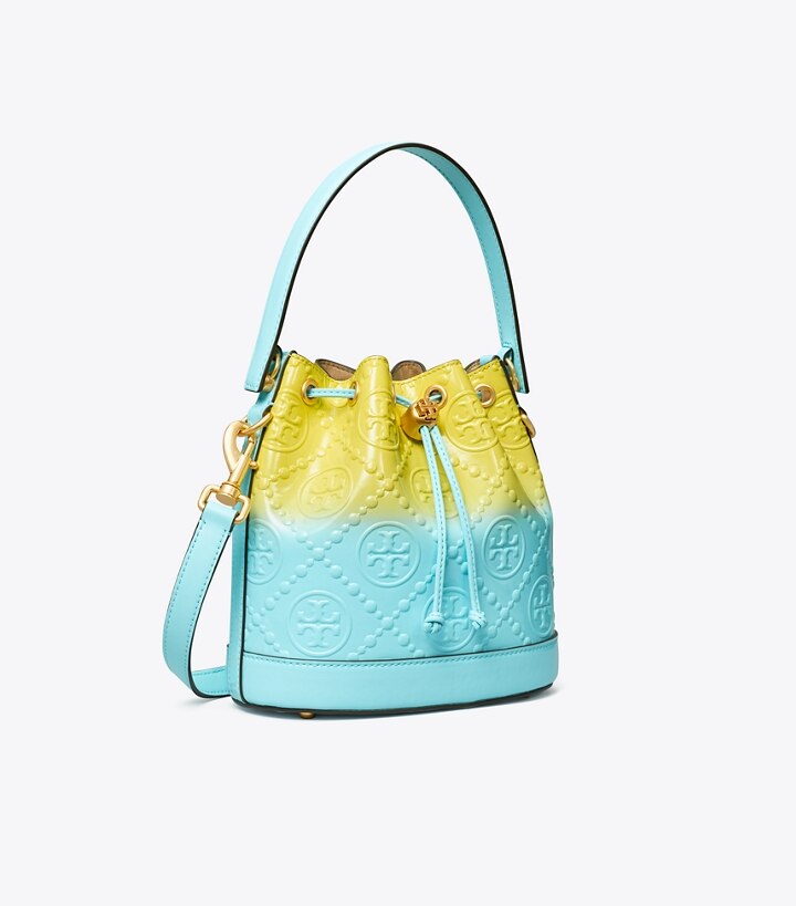 T Monogram Dip-Dye Bucket Bag: Women's Designer Crossbody Bags | Tory Burch